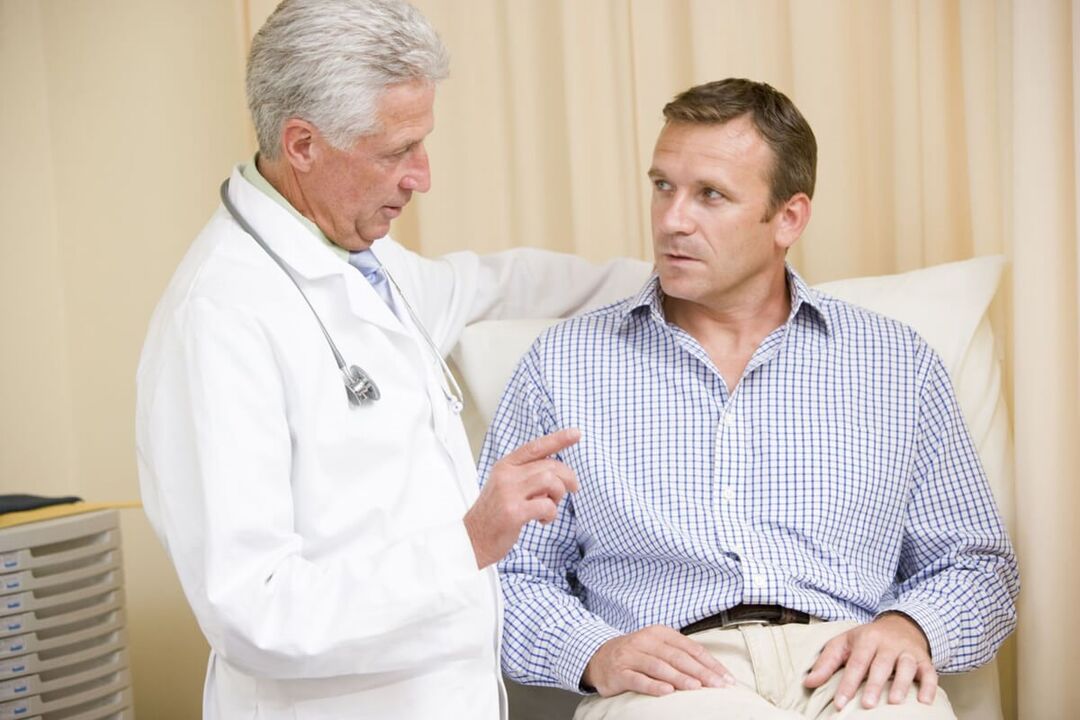 specialist consultation on prostatitis